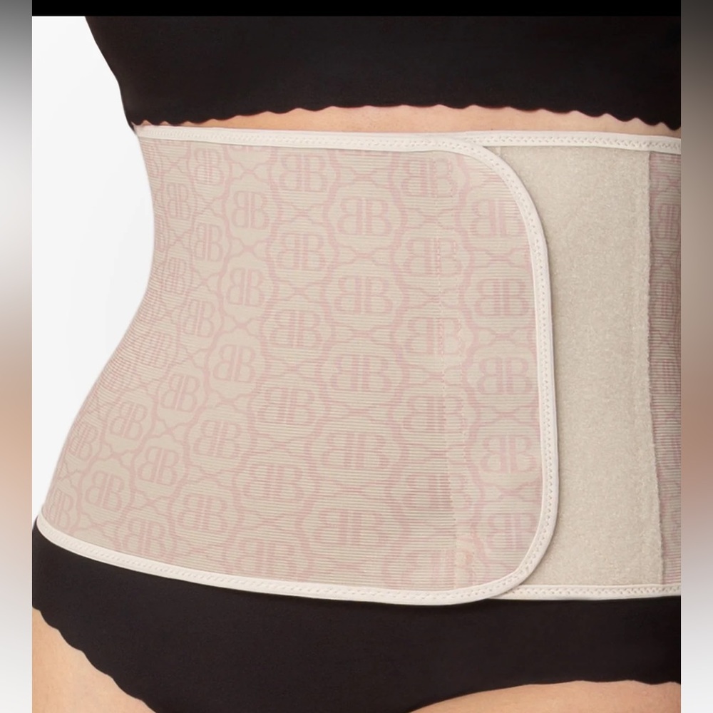BELLY BANDIT® Maternity Postpartum Belly Wrap, nude, size large.